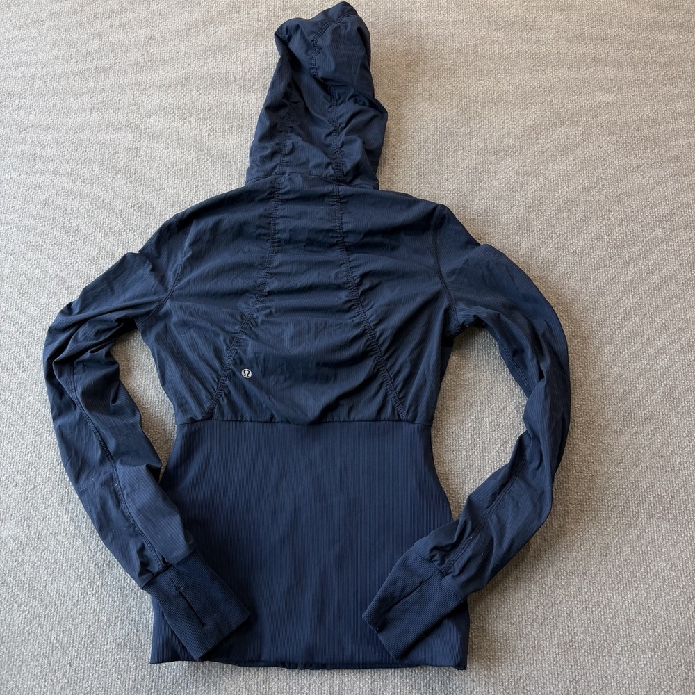 Lululemon Dance Studio Jacket Navy Blue Hoodie Coat Yoga - Picture 7 of 8